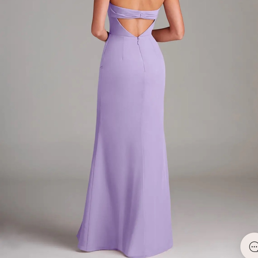 Azazie lilac chiffon dress - Picture 7 of 15
